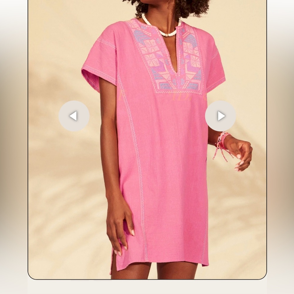 Xirena “villa vida” pink mini dress